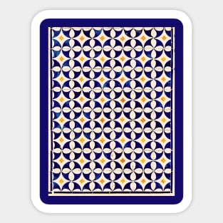 Blue pattern design that looks really cool Sticker